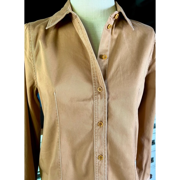 Madewell Darted Buttonup Shirt 8 - Picture 4 of 12